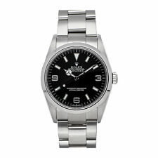 Rolex Explorer Auto 36mm Steel Mens Oyster Bracelet Watch 114270