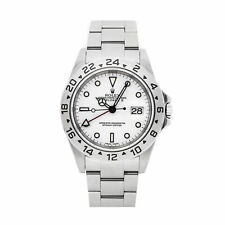 Rolex Explorer II Auto 40mm Steel Mens Oyster Bracelet Watch Date GMT 16570