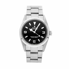Rolex Explorer Auto 36mm Steel Mens Oyster Bracelet Watch 114270