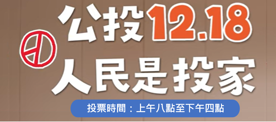 公投12.18人民是投家