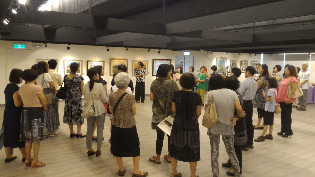 8月展示室-棉紙撕畫聯展