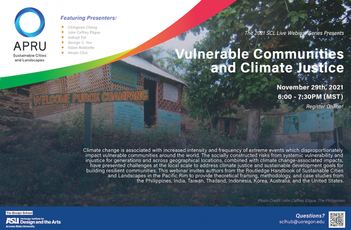 APRU Sustainable Cities & Landscapes Live Webinar Series