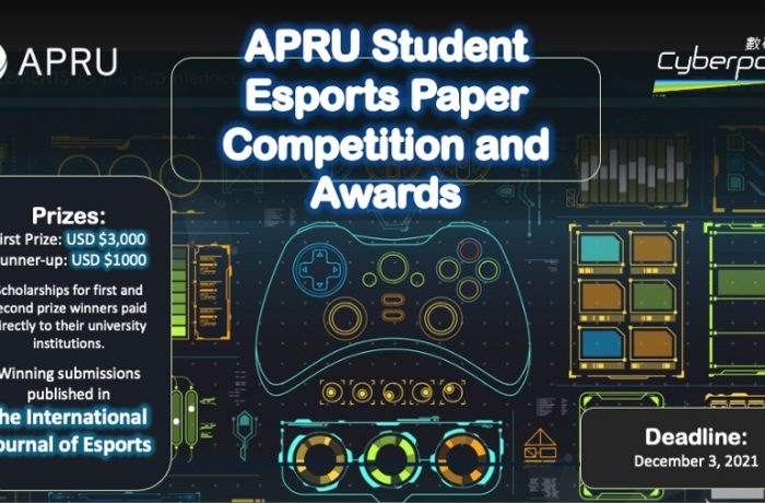 APRU Student Esports Paper Competition and Awards 2021