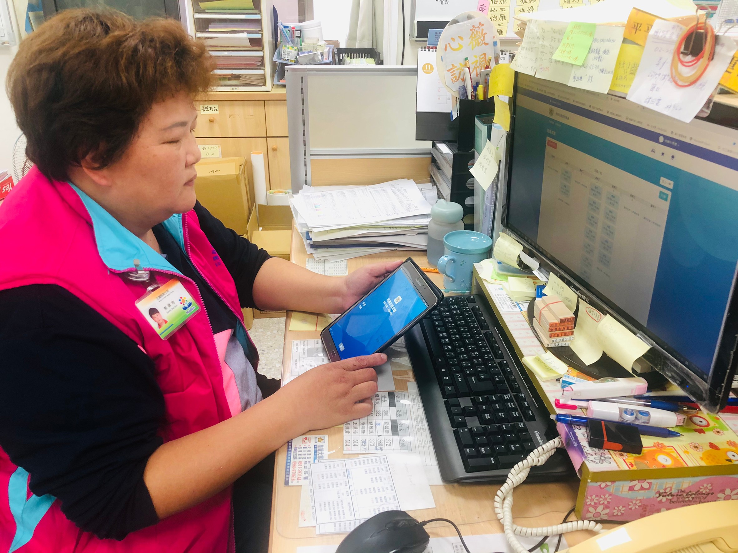花蓮縣衛生局全國首創「照管專員智慧照管系統APP」。