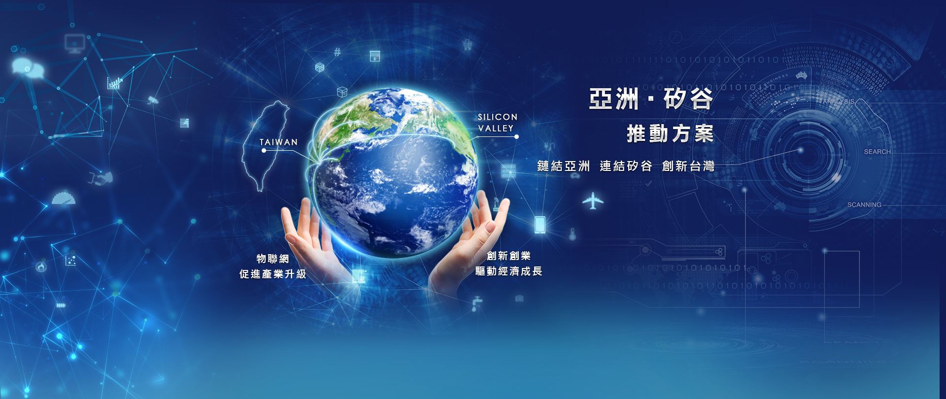 鏈結亞洲　連結矽谷　創新台灣