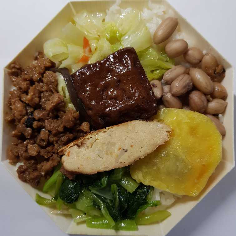 臺鐵素食便當(全素)(白飯)