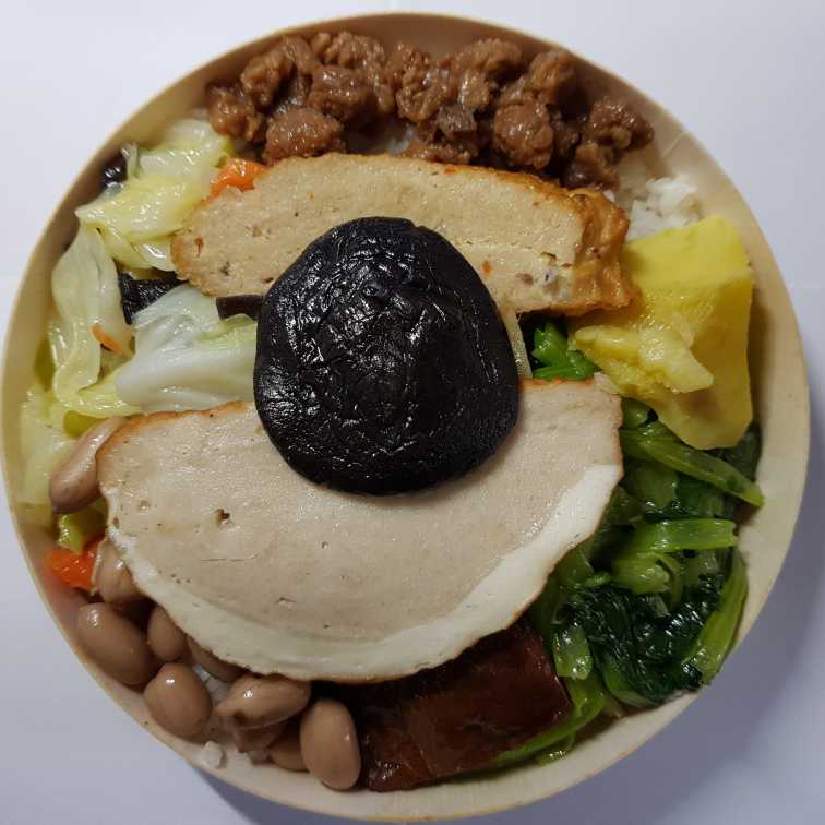 臺鐵素食便當(全素)(圓盒)