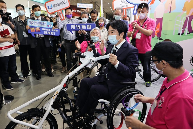 賴清德副總統今（6）日上午出席「2021臺灣輔具暨長期照護大展開幕典禮」