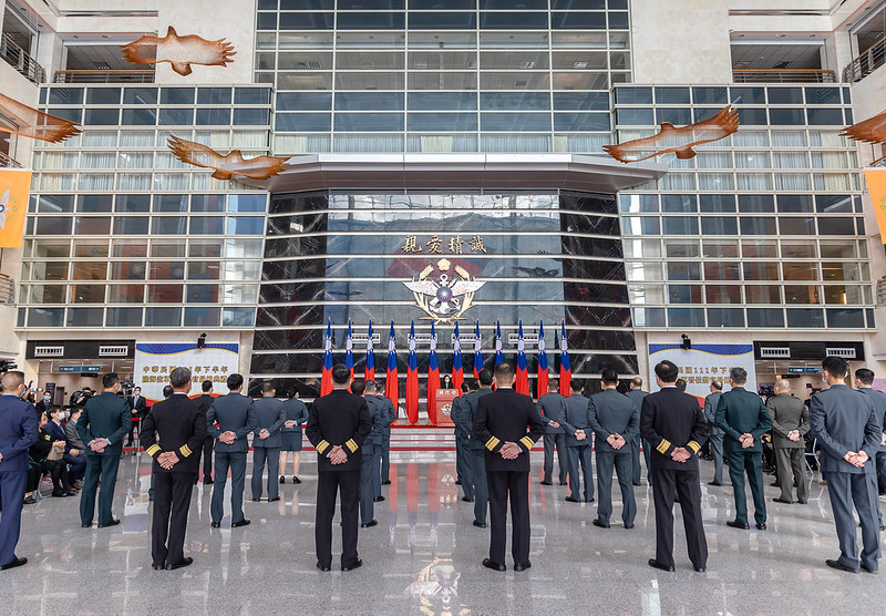 出席晉任將官勗勉典禮　總統：和國軍站在一起　持續充實國防　為捍衛臺灣的民主、自由和安全共同打拚