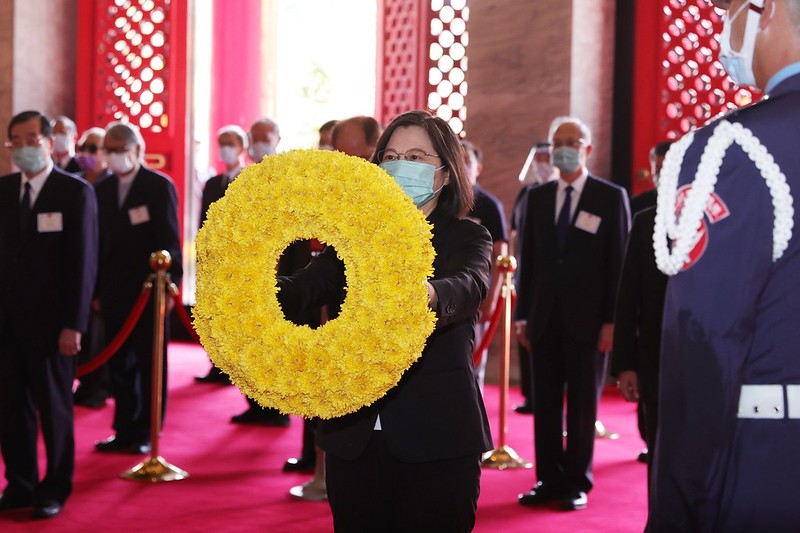 總統主持110年秋祭忠烈殉職人員典禮