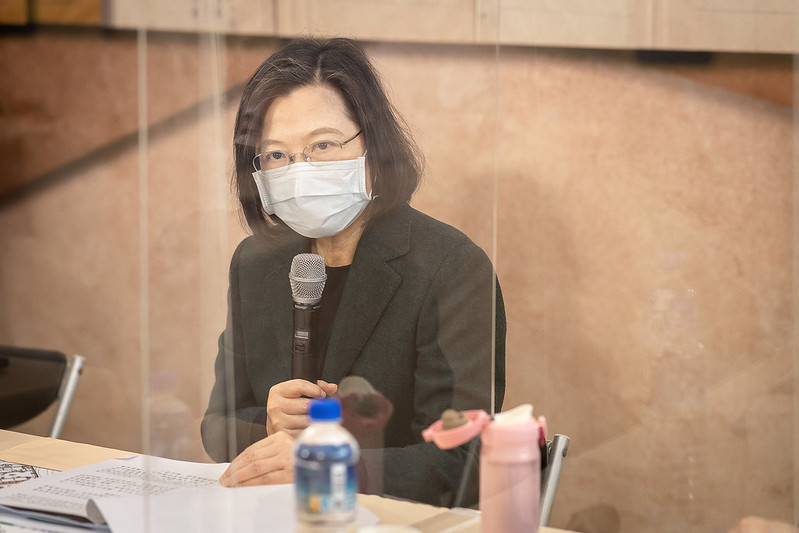 總統訪視「不義遺址『安康接待室』」並致詞