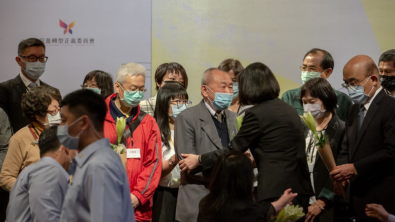 總統出席「平復司法不法之第五至七波刑事有罪判決撤銷公告儀式」