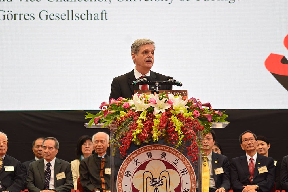 德國杜賓根大學Bernd Engler校長致辭