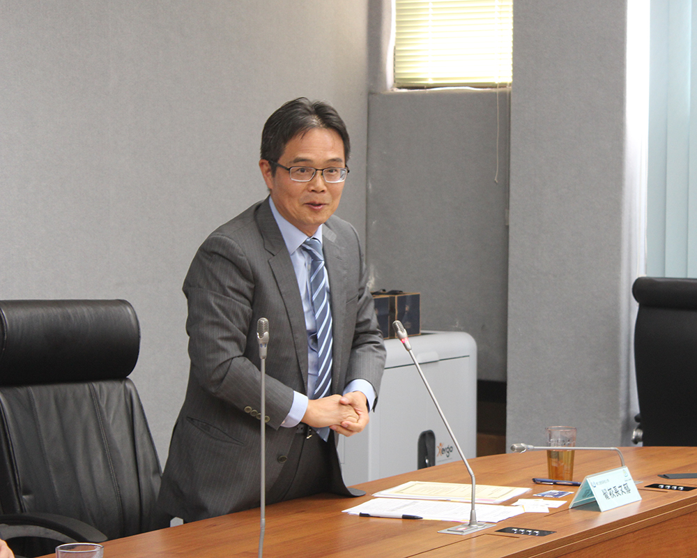 虎尾科技大學覺文郁校長致詞