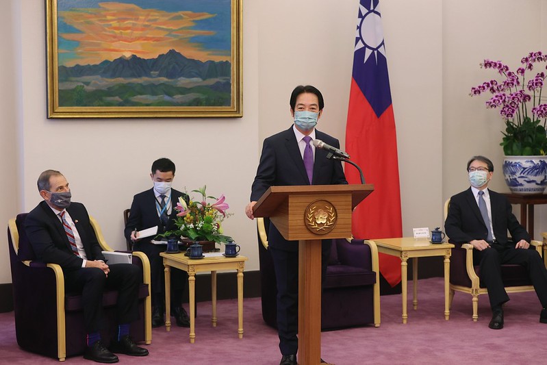 副總統接見「美國聯邦眾議員匡希恆訪問團」，並致詞