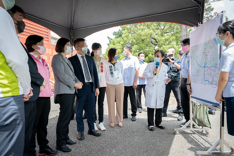 總統視察「豐原醫院后里分院暨長照機構預定地」