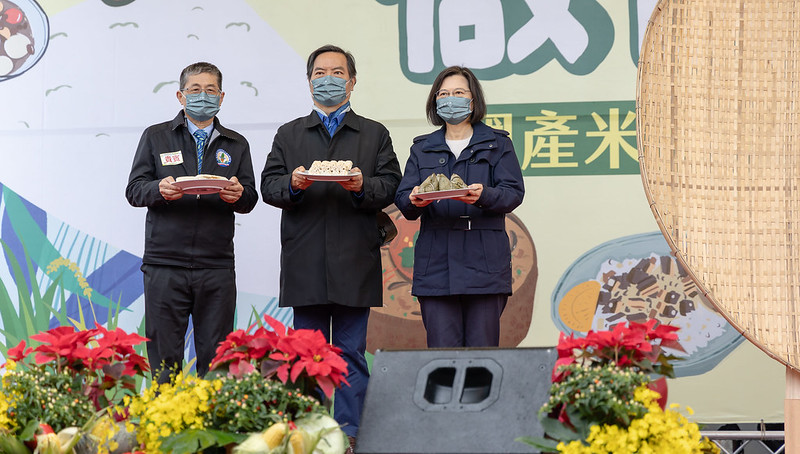 總統出席「『做伙來呷飯』國產米食明星大挑戰-食農教育推廣活動」