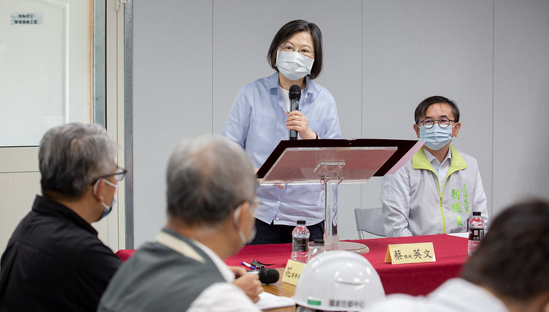 總統視導臺東縣臺東市海濱‧好室社會住宅，並致詞