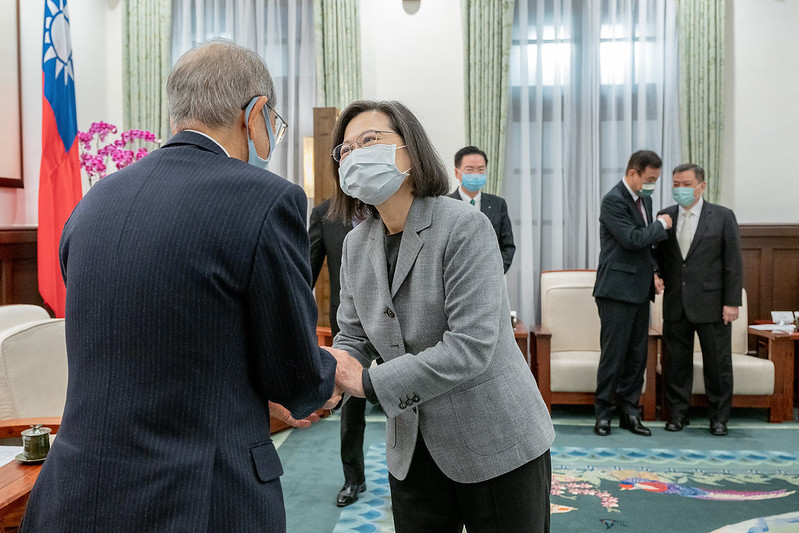 接見日本台灣交流協會大橋光夫會長　總統：一起努力因應世界新局勢　也為臺日友好共創新局