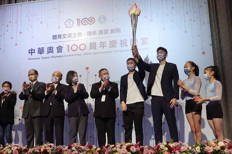 出席中華奧會100周年慶祝晚宴　總統：做選手最堅實的後盾　讓選手安心追求更好的成績