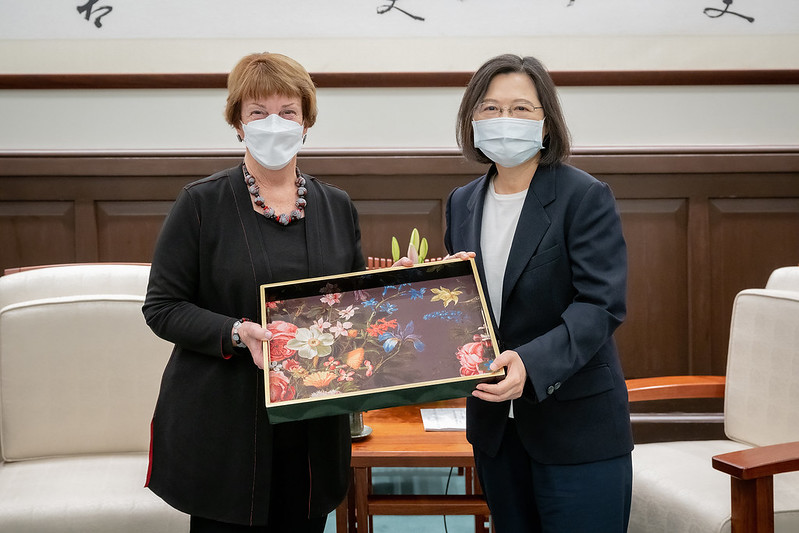 總統：持續與美國及全球民主夥伴加強合作　共同捍衛民主價值　打造更安全、具有韌性的民主供應鏈