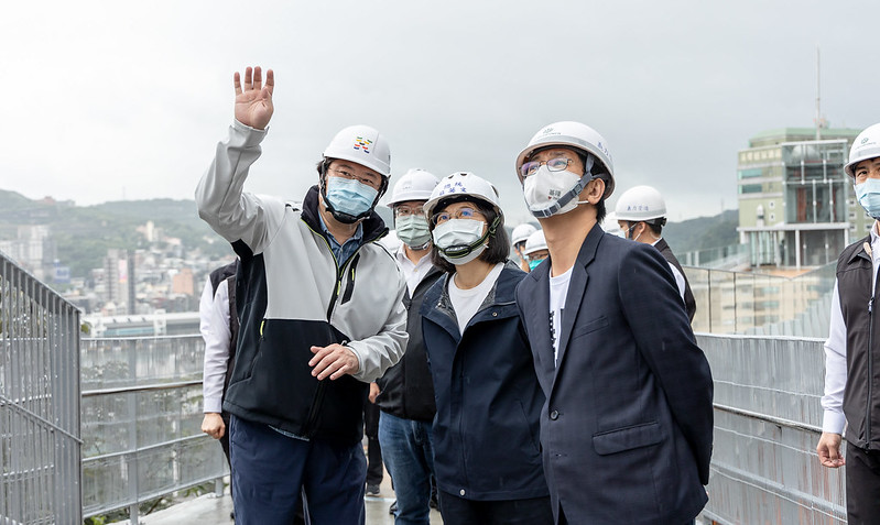 視察基隆塔　總統：期望未來中央地方繼續攜手努力　全力建設基隆　帶給世界一個更好的基隆