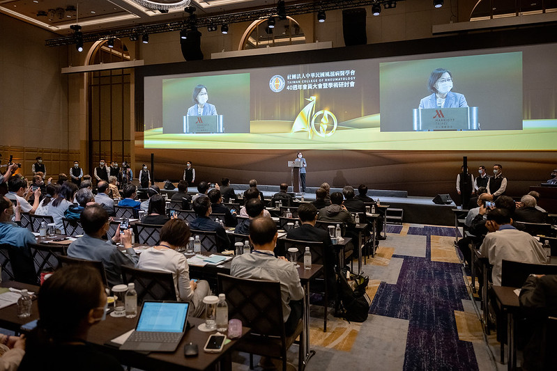 總統：結合臺灣生技產業和人工智能　為國人帶來更好的醫療服務