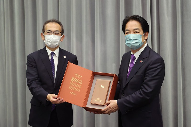 副總統接見「日本函館市工藤壽樹市長」一行