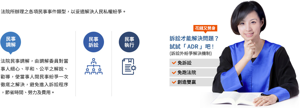 司法業務類型_民事