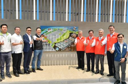 2024年4月30日行政院長陳建仁視察「桃園市南崁溪氨氮削減設施興建工程」