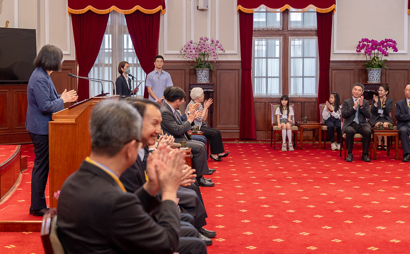 總統接見「2023第十九屆國際傑出發明家獎」得獎人