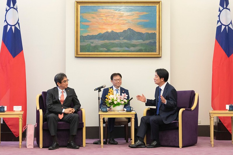 副總統接見日本前外務省大臣官房長垂秀夫大使