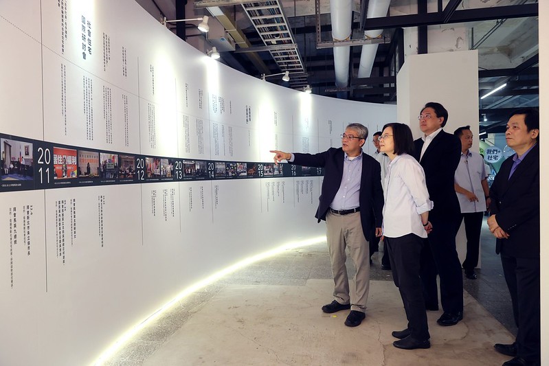總統參觀「《我們＋》2023臺灣社會住宅展」