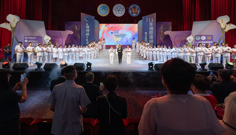 總統出席「113年國際護師節聯合慶祝大會」