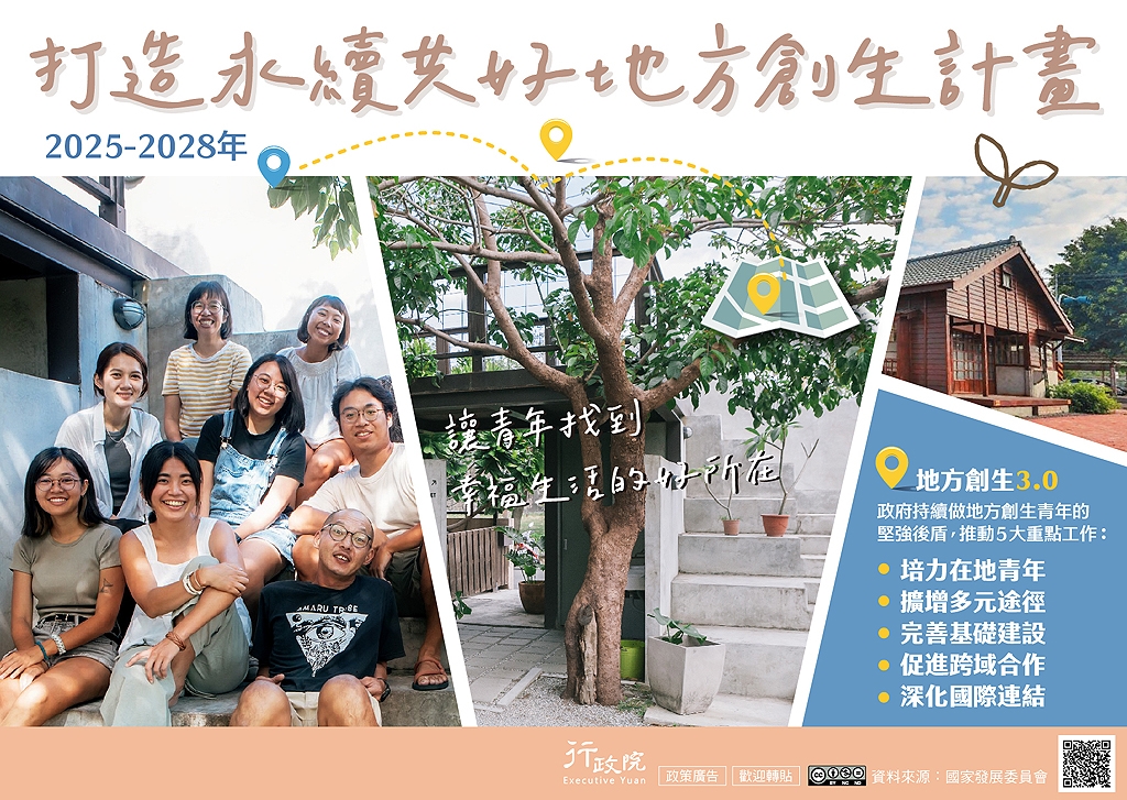 打造永續共好地方創生計畫