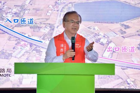 2024年4月30日行政院長陳建仁視察「國道2號增設中路交流道工程」。　共7張