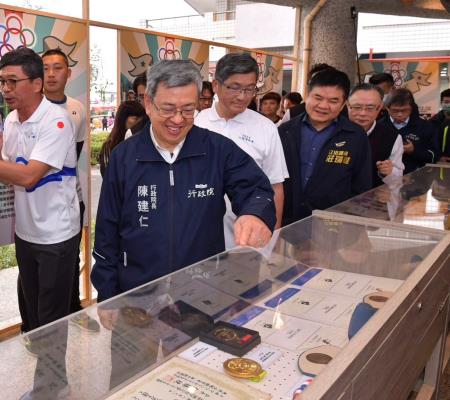2024年3月9日行政院長陳建仁出席「第59屆六堆運動會開幕式」。