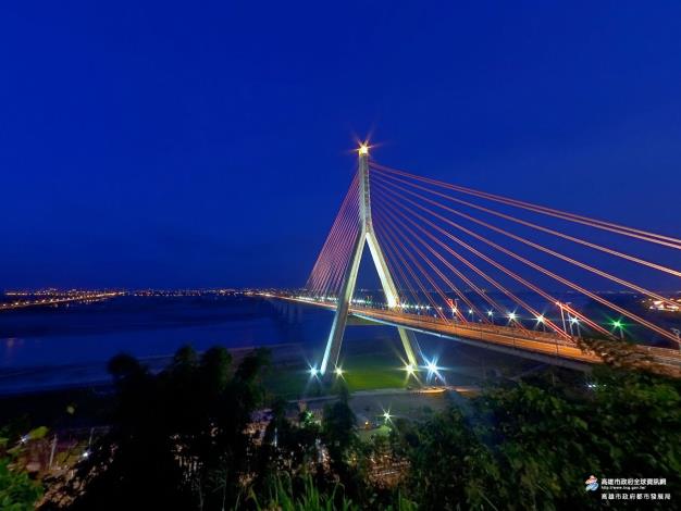高屏溪斜張橋(夜)