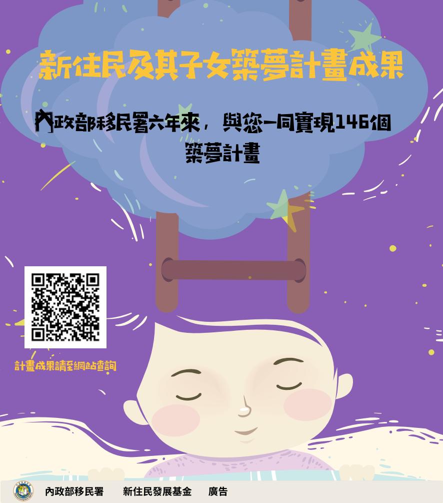新住民及其子女築夢計畫成果