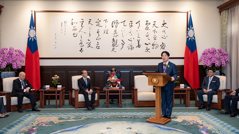 總統接見「日本臺灣交流協會理事長谷崎泰明」，並致詞