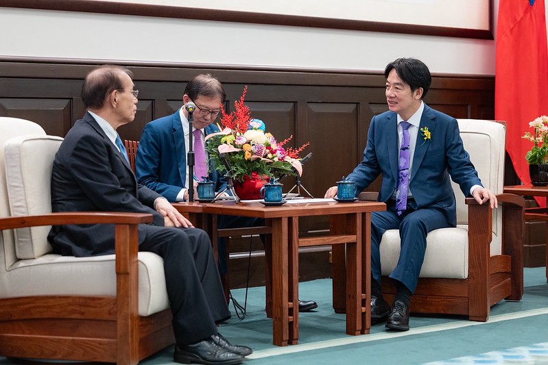 總統接見「日本臺灣交流協會理事長谷崎泰明」
