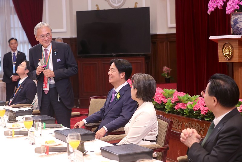 總統午宴日本國會議員慶賀團　盼未來持續給予臺灣支持協助　創造兩國雙贏　讓人民過更好生活