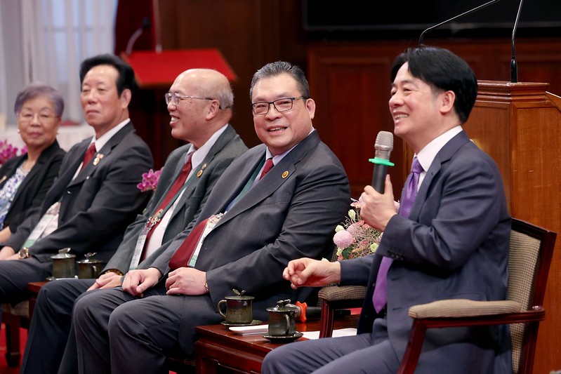 總統接見北美洲舜裔篤親總公所僑領　期盼大家團結一致　共同提升國家的能見度與競爭力