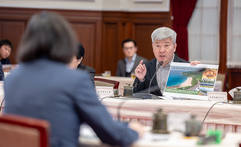 總統偕同副總統接見「2024年第21屆全國NGOs環境會議環保團體代表」