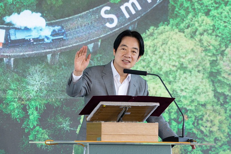 總統出席「阿里山林業鐵路全線通車感恩活動」，並致詞