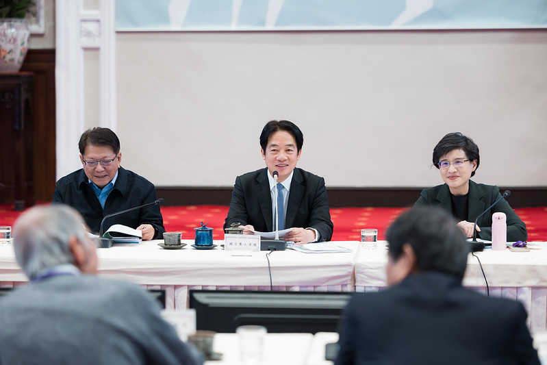 賴清德總統今（23）日下午主持「國家氣候變遷對策委員會第3次委員會議」
