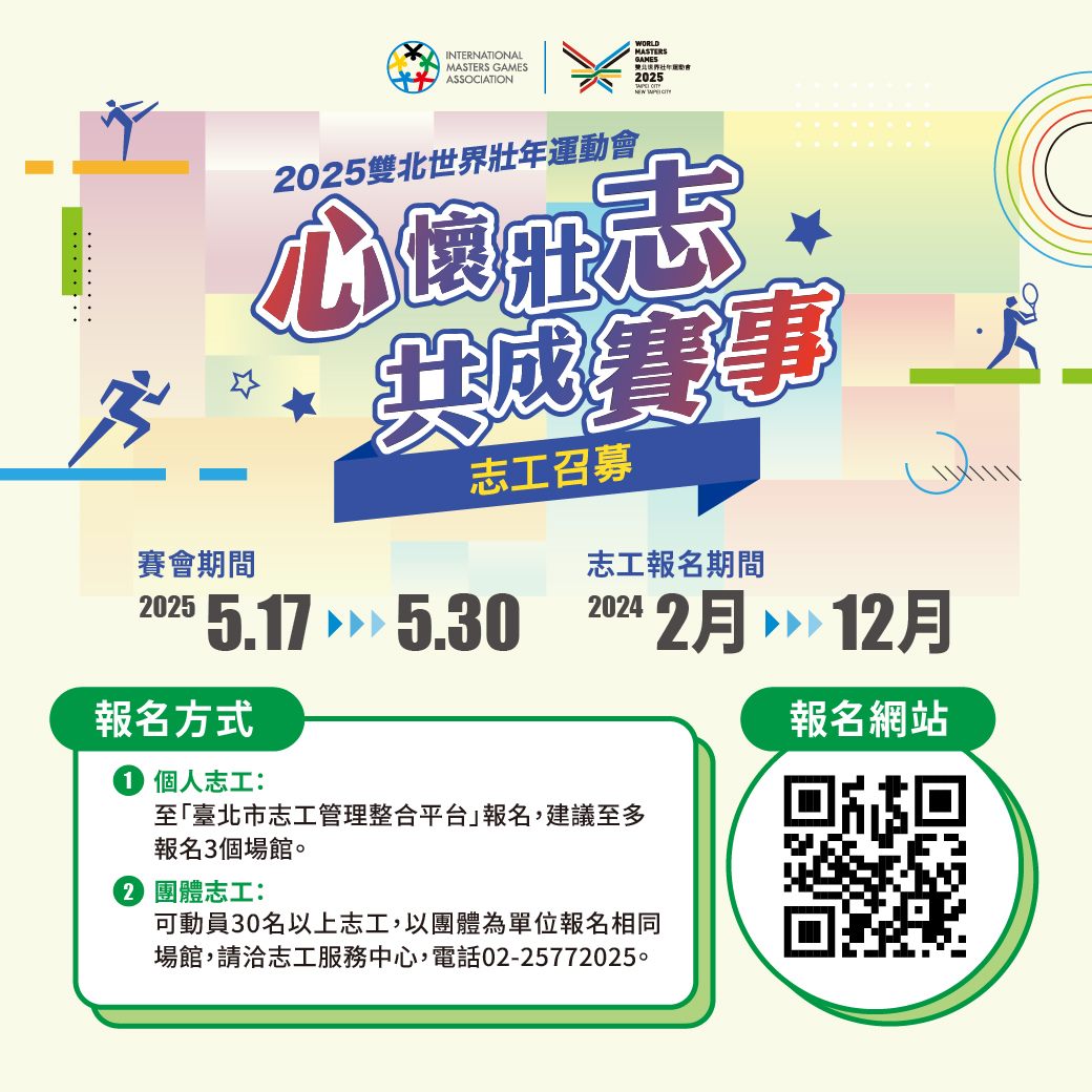 2025世壯運志工召募