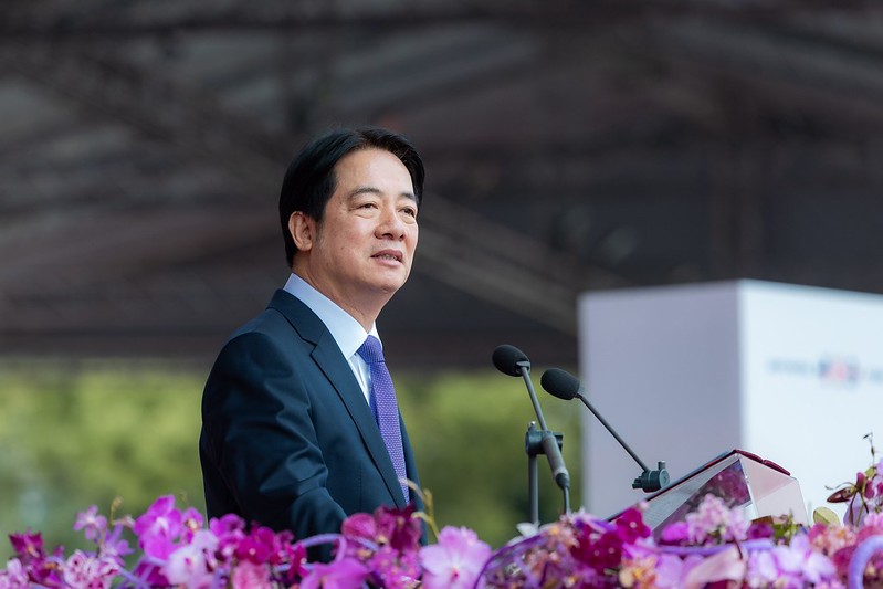 賴清德總統今（10）日上午出席在總統府府前廣場舉行的「中華民國中樞暨各界慶祝113年國慶大會」，以「團結台灣　共圓夢想」為題發表演說