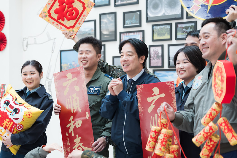 農曆春節將屆，賴清德總統日前前往臺東勗勉東部地區部隊，特別錄製「莒光園地」農曆新年勗勉影片
