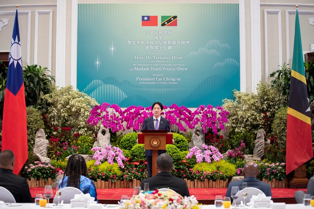 總統致詞。